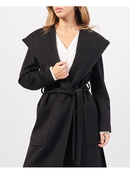 Corte de Gonzaga Women's Long Coat with Belt CORTE DEI GONZAGA | CEB790M0